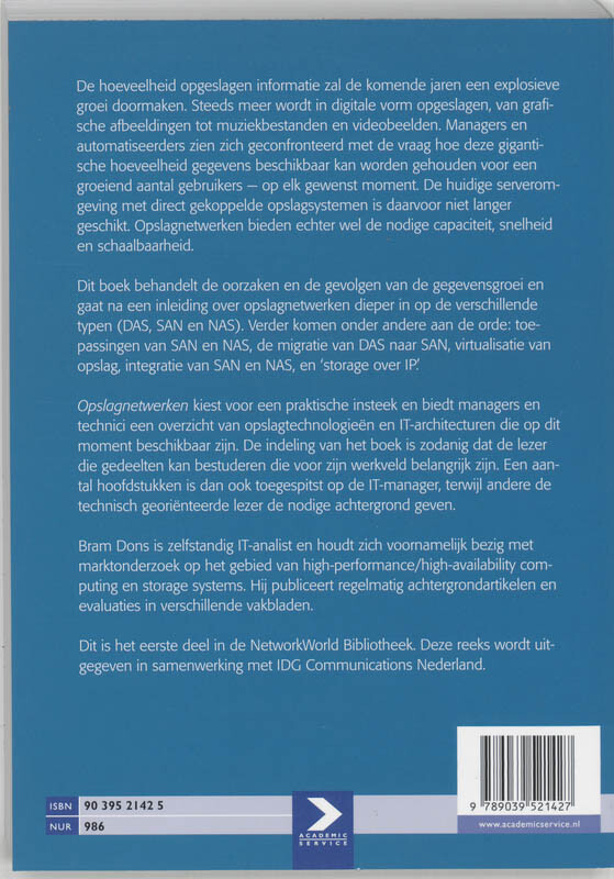 Opslagnetwerken / LAN Magazine Bibliotheek / 1 achterkant