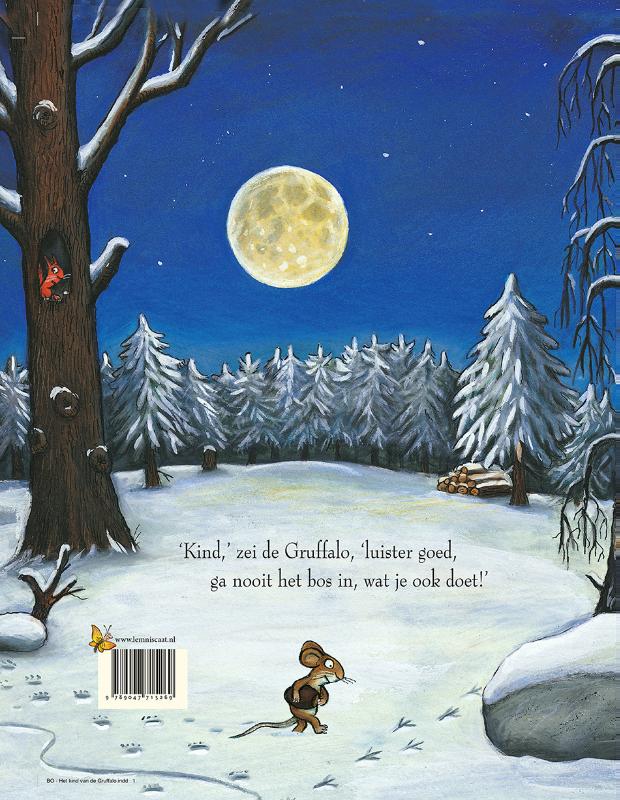 Het kind van de Gruffalo achterkant