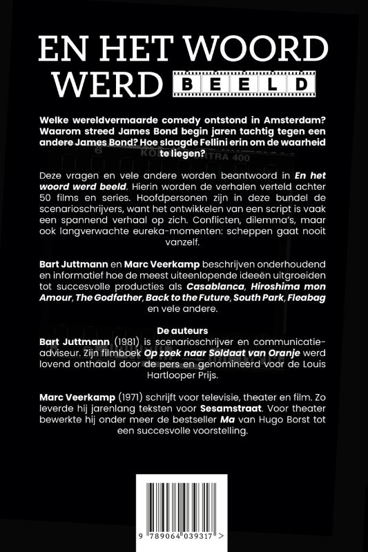 En het woord werd beeld achterkant