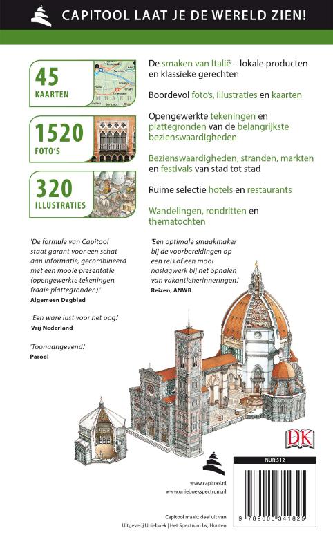 Italië / Capitool reisgidsen Italië / Capitool reisgidsen achterkant