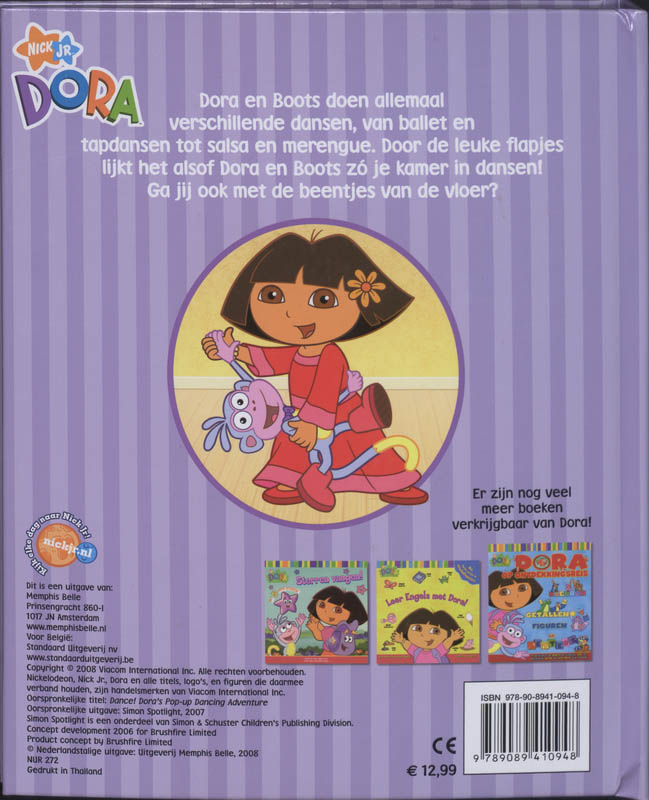 Dora  Dansen Met Dora! achterkant
