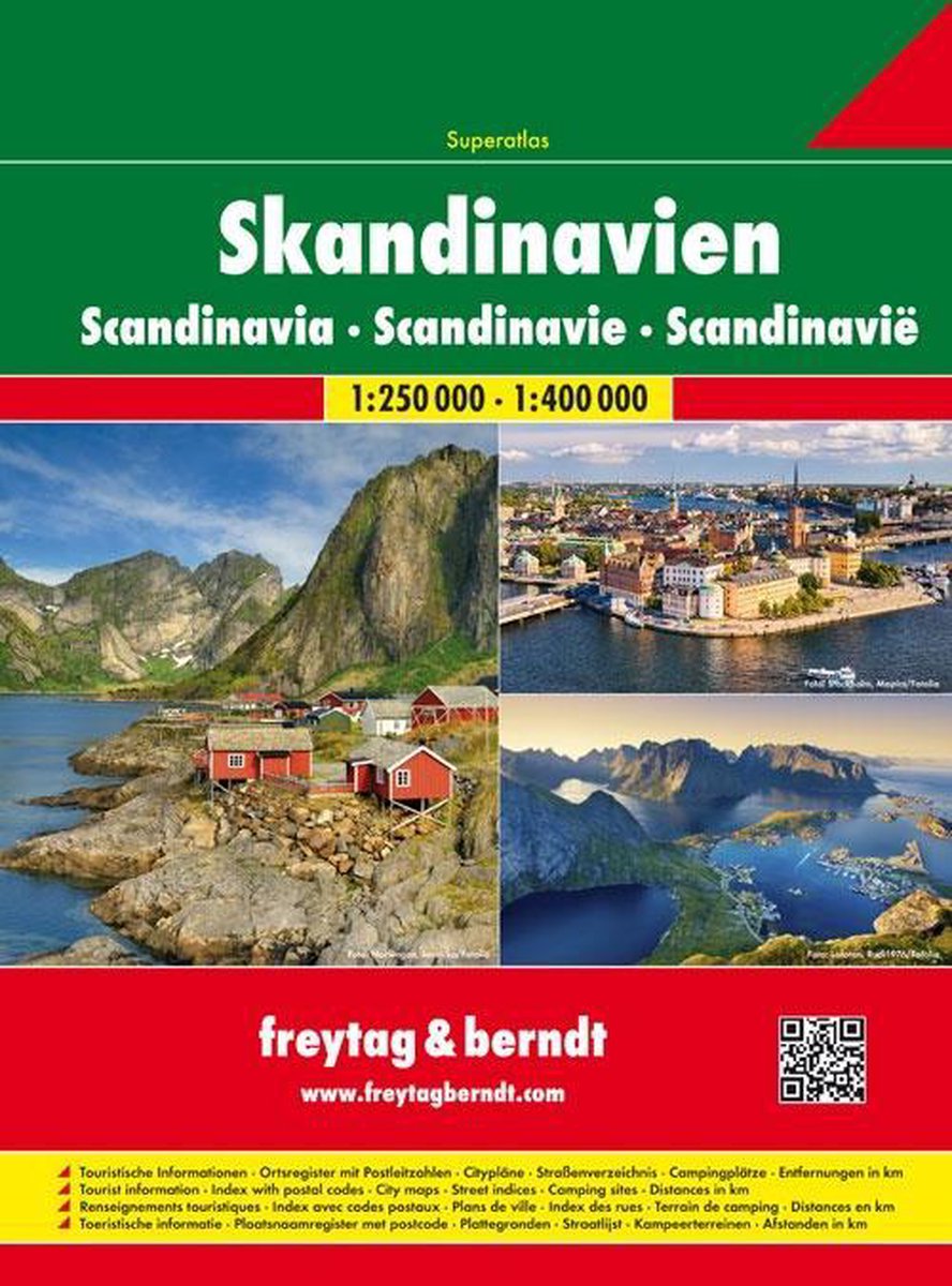 Scandinavië Superatlas F&B