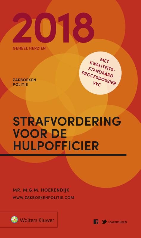 Zakboeken Politie  -  Strafvordering voor de Hulpofficier 2018