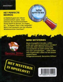 Het perfecte bedrog / Geronimo Stilton-reeks achterkant