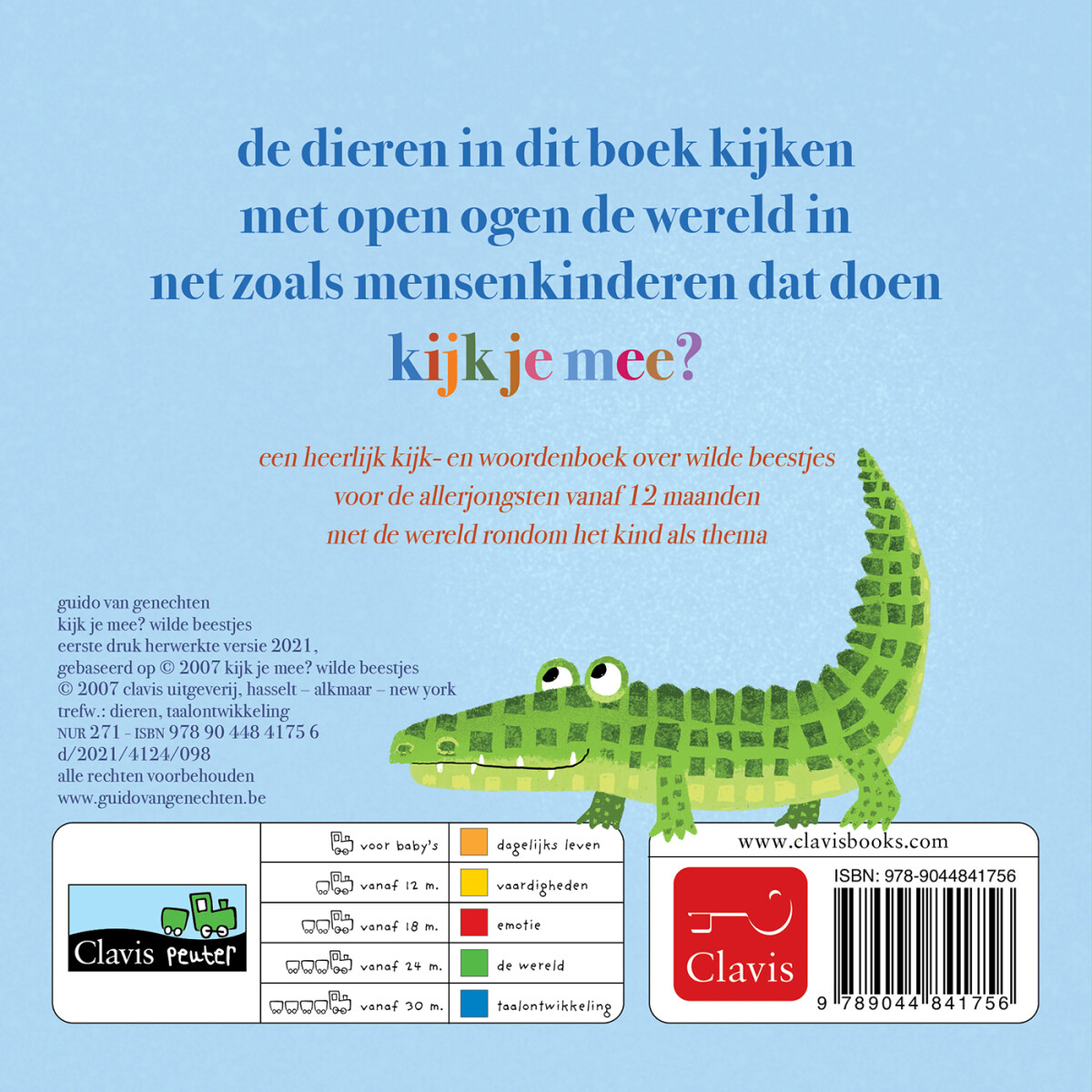 Wilde beestjes / Kijk je mee? achterkant