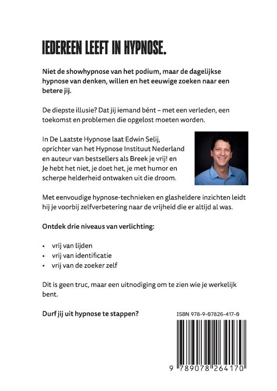 De laatste hypnose / The Phenomena Serie / 4 achterkant