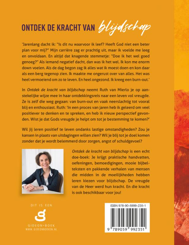 Ontdek de kracht van blijdschap achterkant
