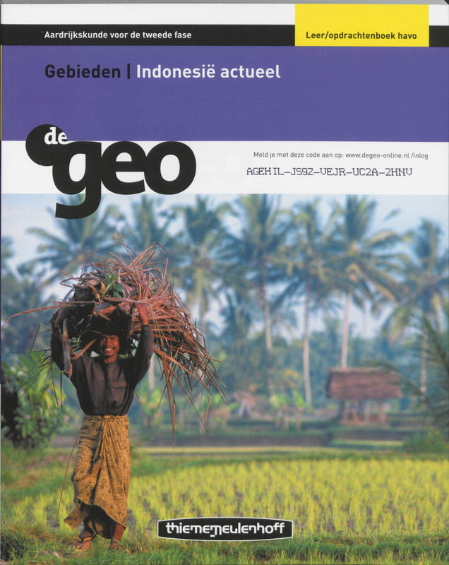 Leer/opdrachtenboek Havo Indonesië actueel De Geo