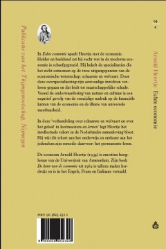 Echte economie / Annalen van het Thijmgenootschap / 94.4 achterkant