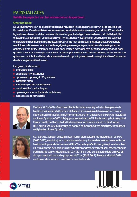 PV-installaties / Installatie journaal achterkant
