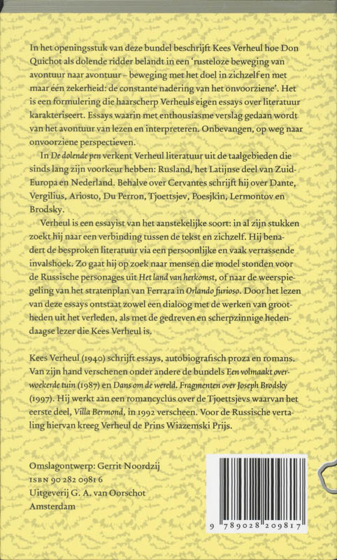 De dolende pen achterkant
