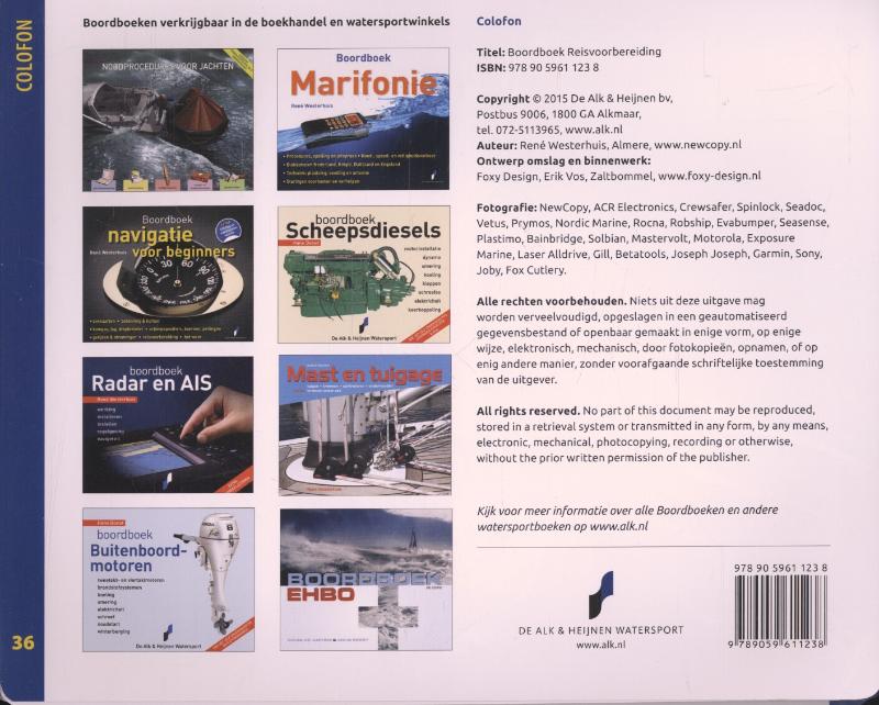 Boordboek reisvoorbereiding achterkant