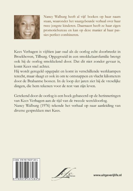 Getekend door de oorlog achterkant