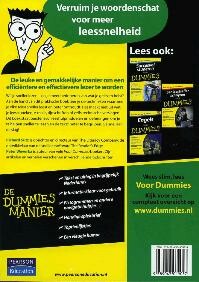 Snellezen voor Dummies / Voor Dummies achterkant
