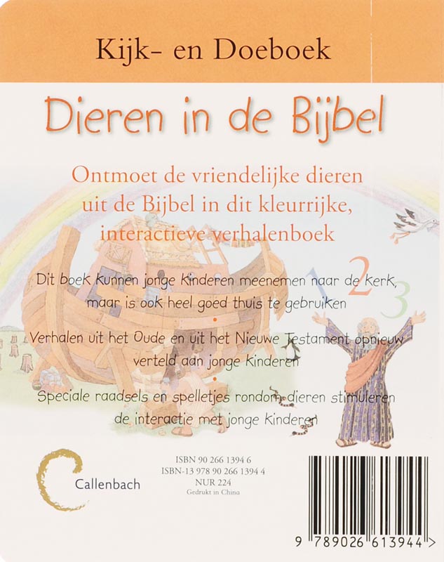 Dieren In De Bijbel achterkant