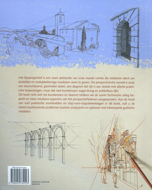 Compleet handboek perspectief tekenen achterkant