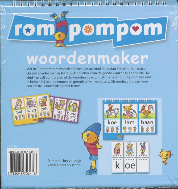 Rompompom Woordenmaker achterkant