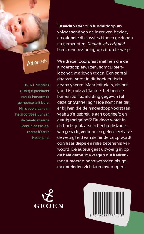 Genade als erfgoed / Artios-reeks achterkant