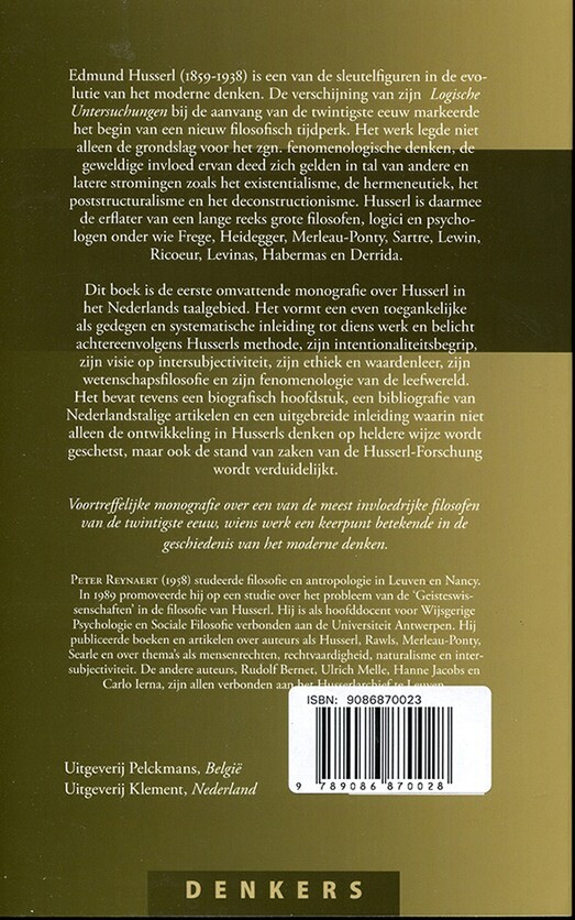 Husserl / Denkers achterkant
