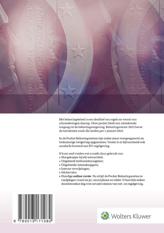 Belastingwetten 2023 achterkant
