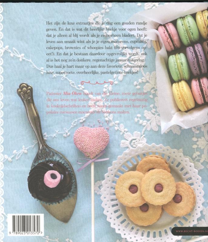 Macarons, cupcakes, cakepops en nog meer lekkers uit de oven achterkant