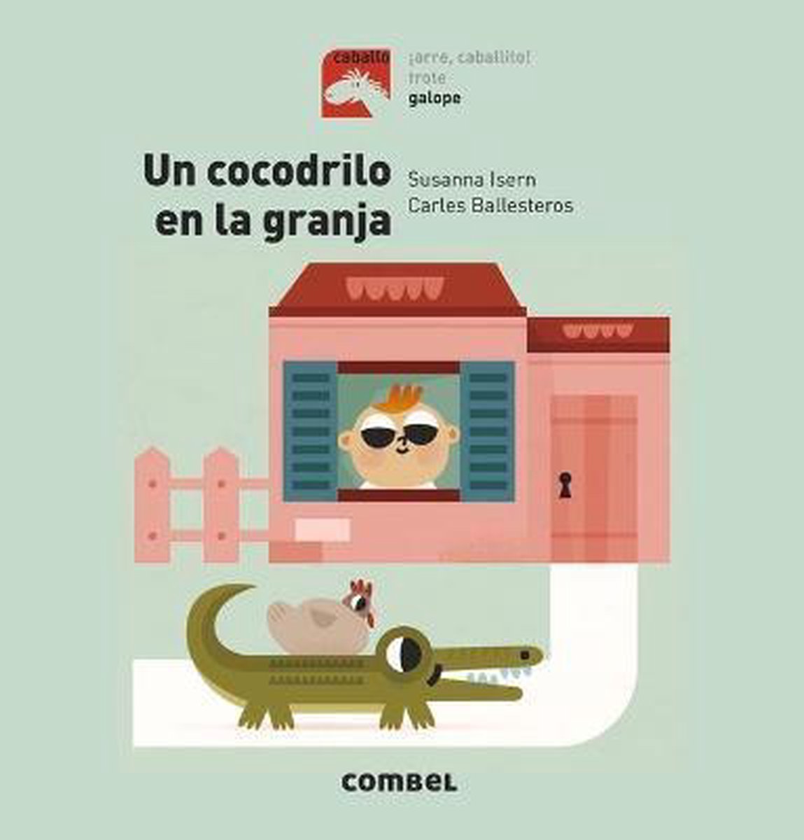 Un cocodrilo en la granja