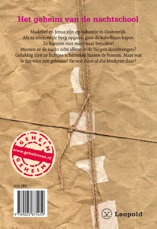Het geheim van de nachtschool / Het geheim van... achterkant