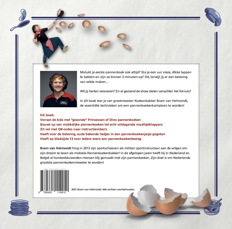 Het Kika-ntische Pannenkoekenboek! achterkant