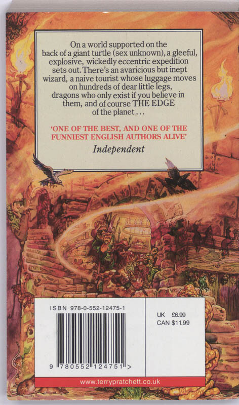 The colour of magic / Discworld series / 1 achterkant