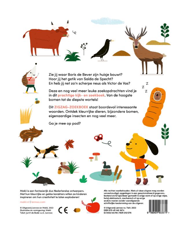 Zigzag - Het bos / Zigzag achterkant