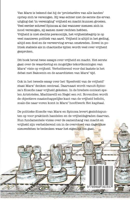 Het speelveld van de vrijheid achterkant