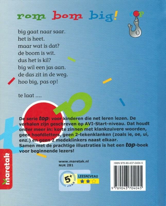 Rom bom big / Top achterkant