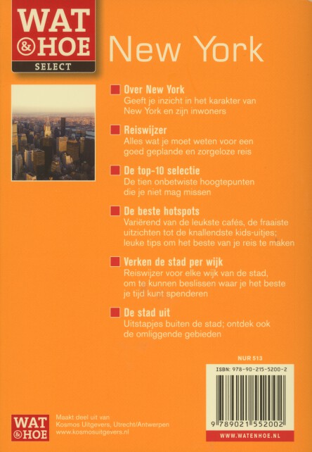 New York / Wat & Hoe select achterkant