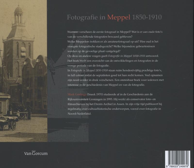 Fotografie in Meppel 1850-1910 achterkant