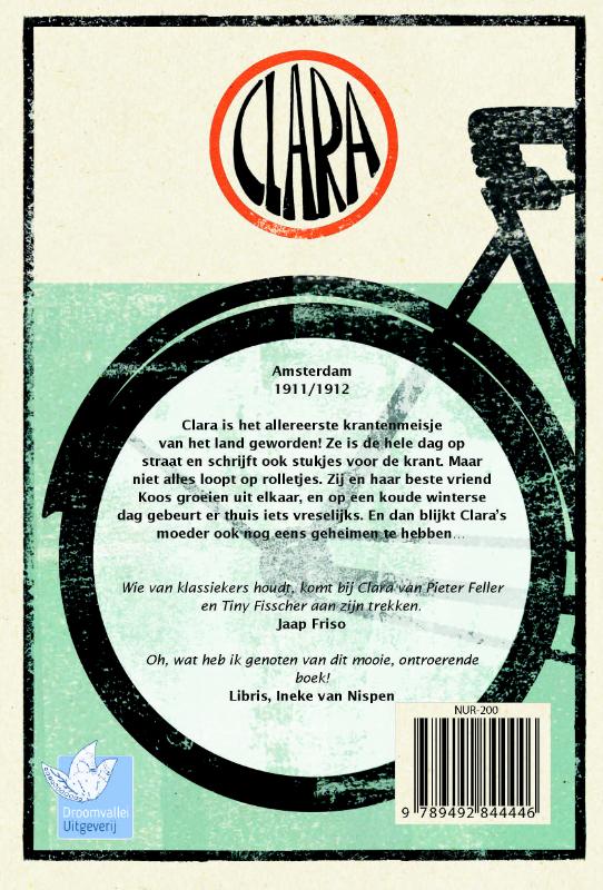 Clara het krantenmeisje / Clara / 2 achterkant