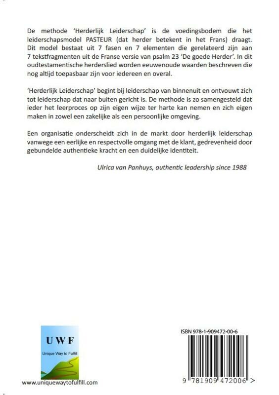 Herderlijk leiderschap achterkant
