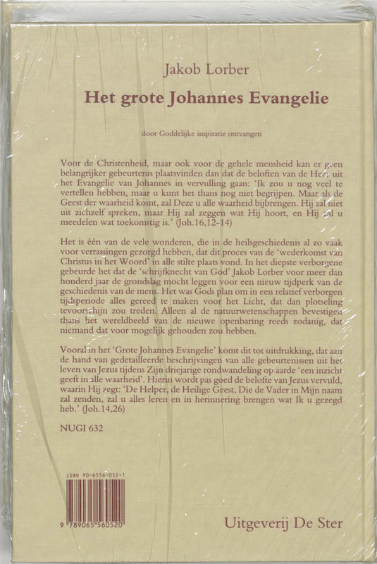 Het grote Johannes evangelie 8 achterkant