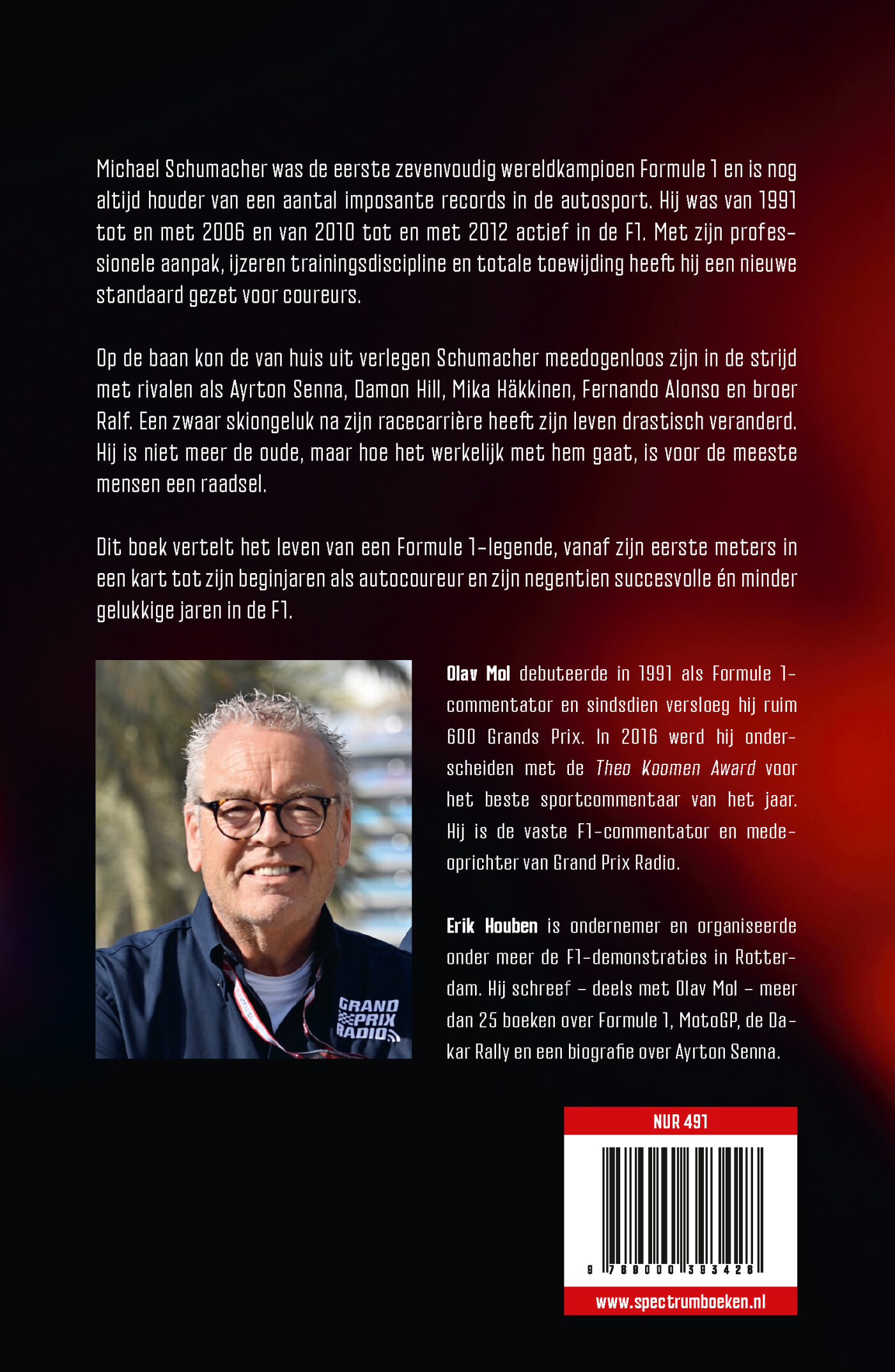 Michael Schumacher achterkant