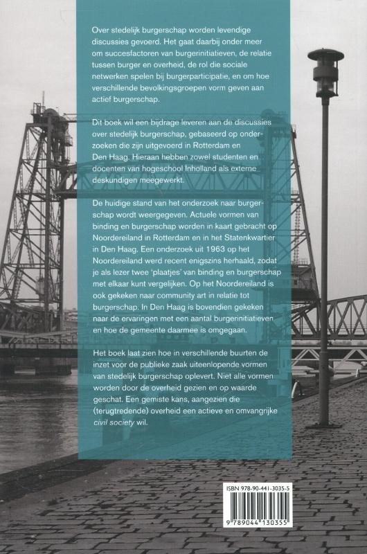 Binding en burgerschap / Dynamiek van de stad achterkant