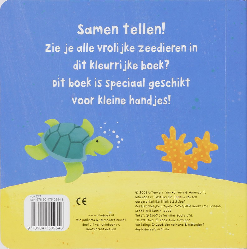 Tellen / Leer met de dieren achterkant