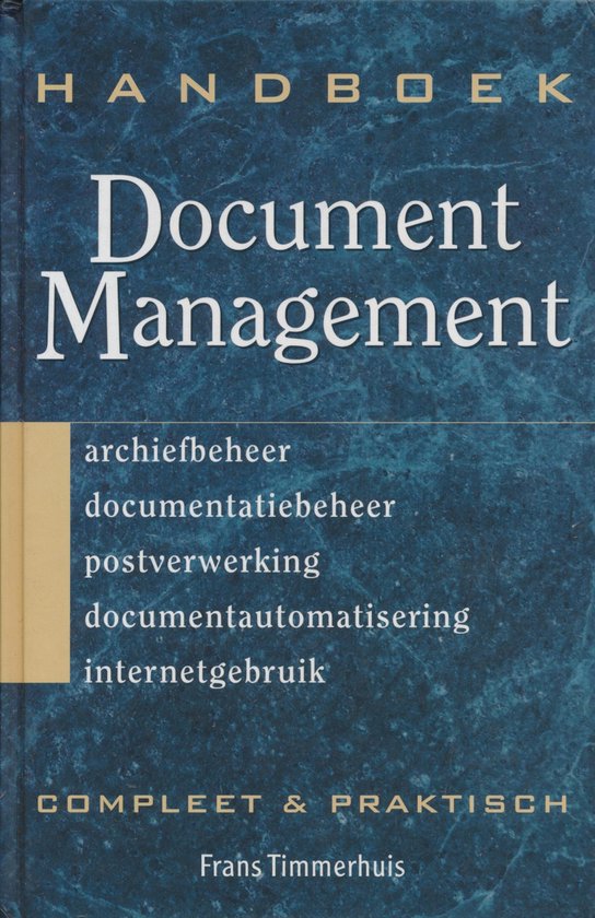 HANDBOEK DOCUMENT MANAGEMENT