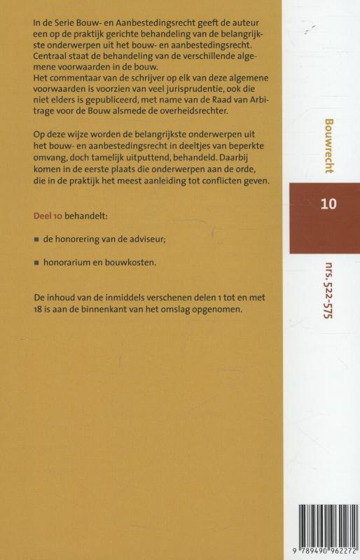 Bouwrecht / 10 / Bouw- en aanbestedingsrecht / 10 achterkant