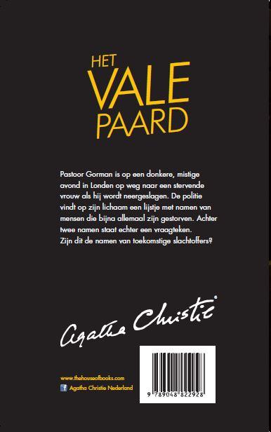 Agatha Christie  -   Het vale paard achterkant