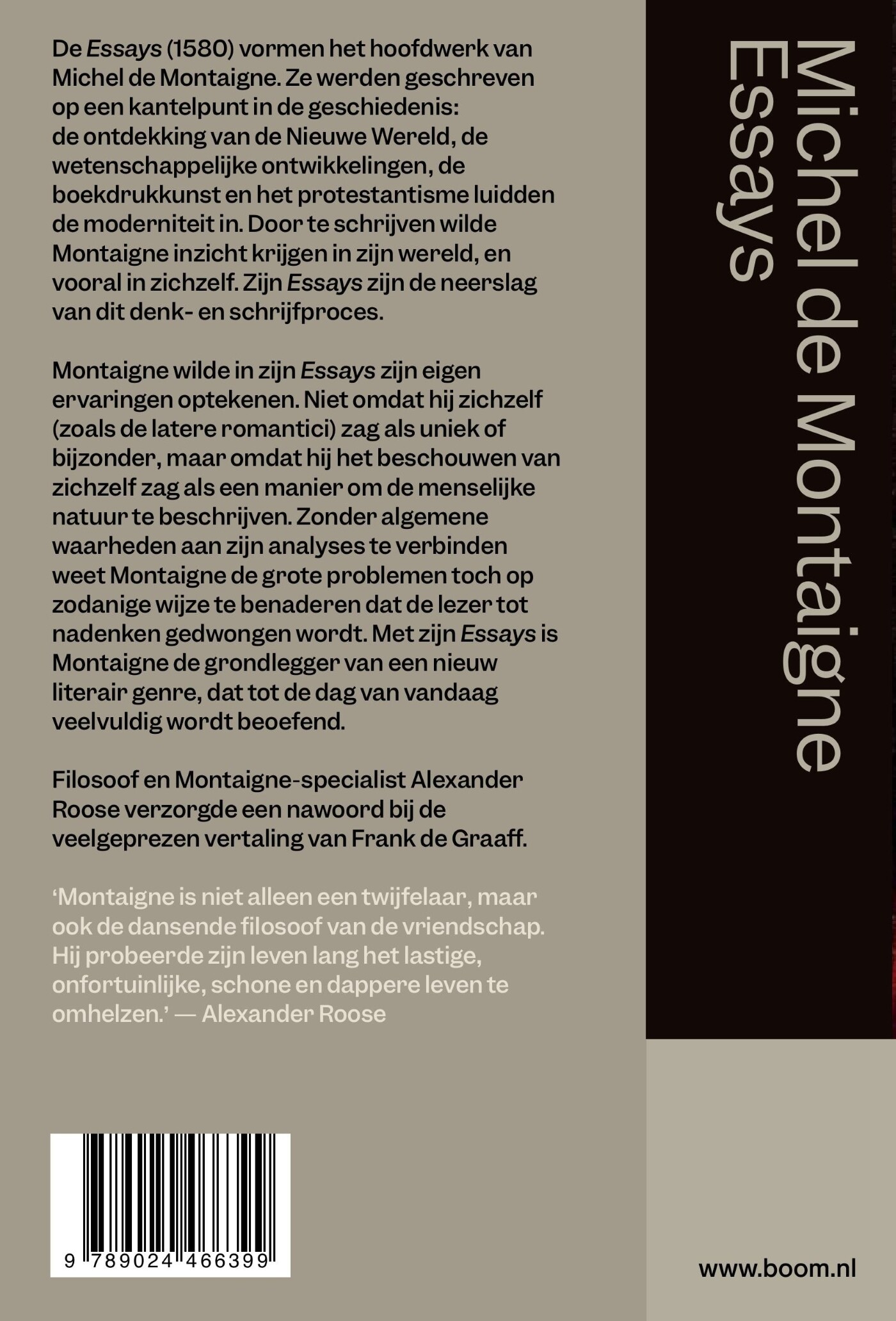 Essays achterkant