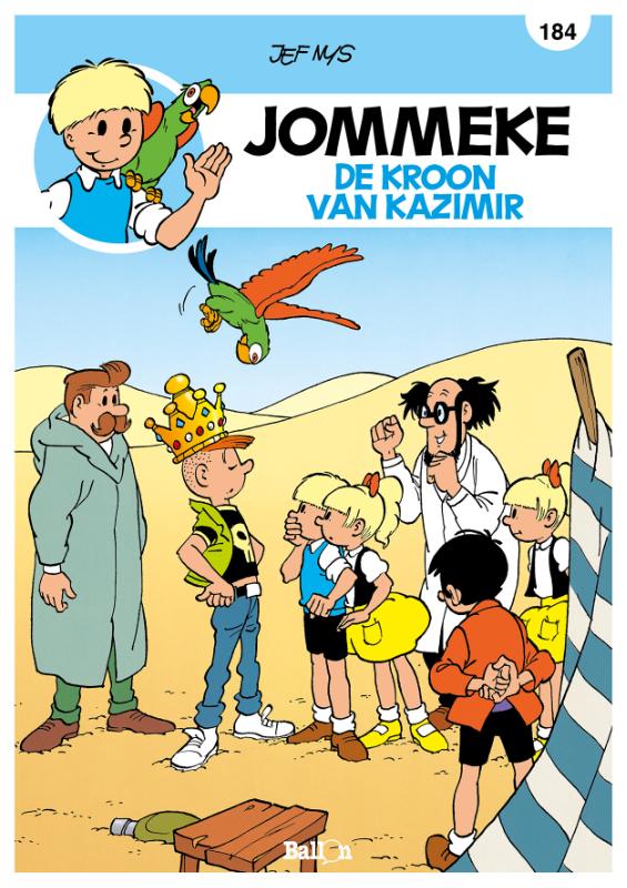 De kroon van Kazimir / Jommeke strip - nieuwe look / 184