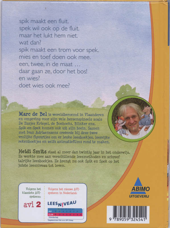 Een fluit en een trom / Spik en Spek achterkant