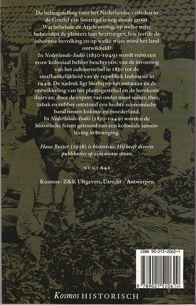 Nederlands-Indië 1830-1949 achterkant