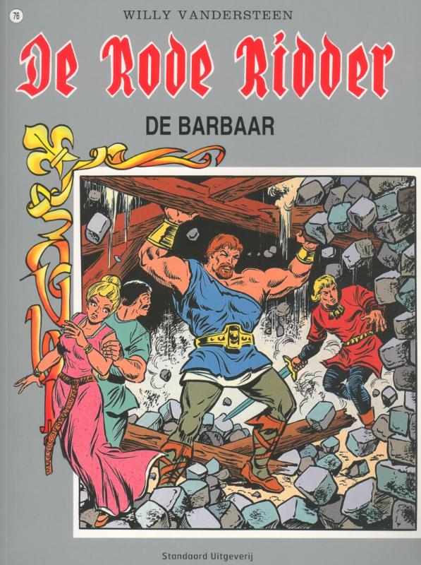 De Rode Ridder 76 -   De barbaar achterkant