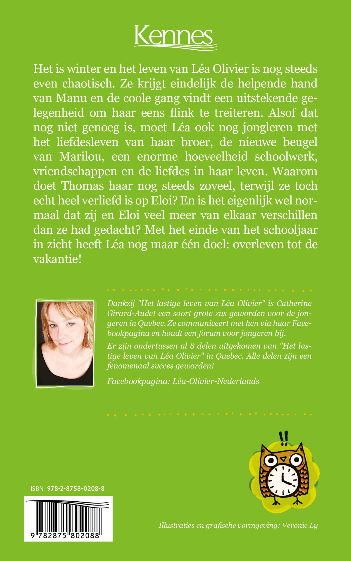 Chantage / Het lastige leven van Léa Olivier / 3 achterkant