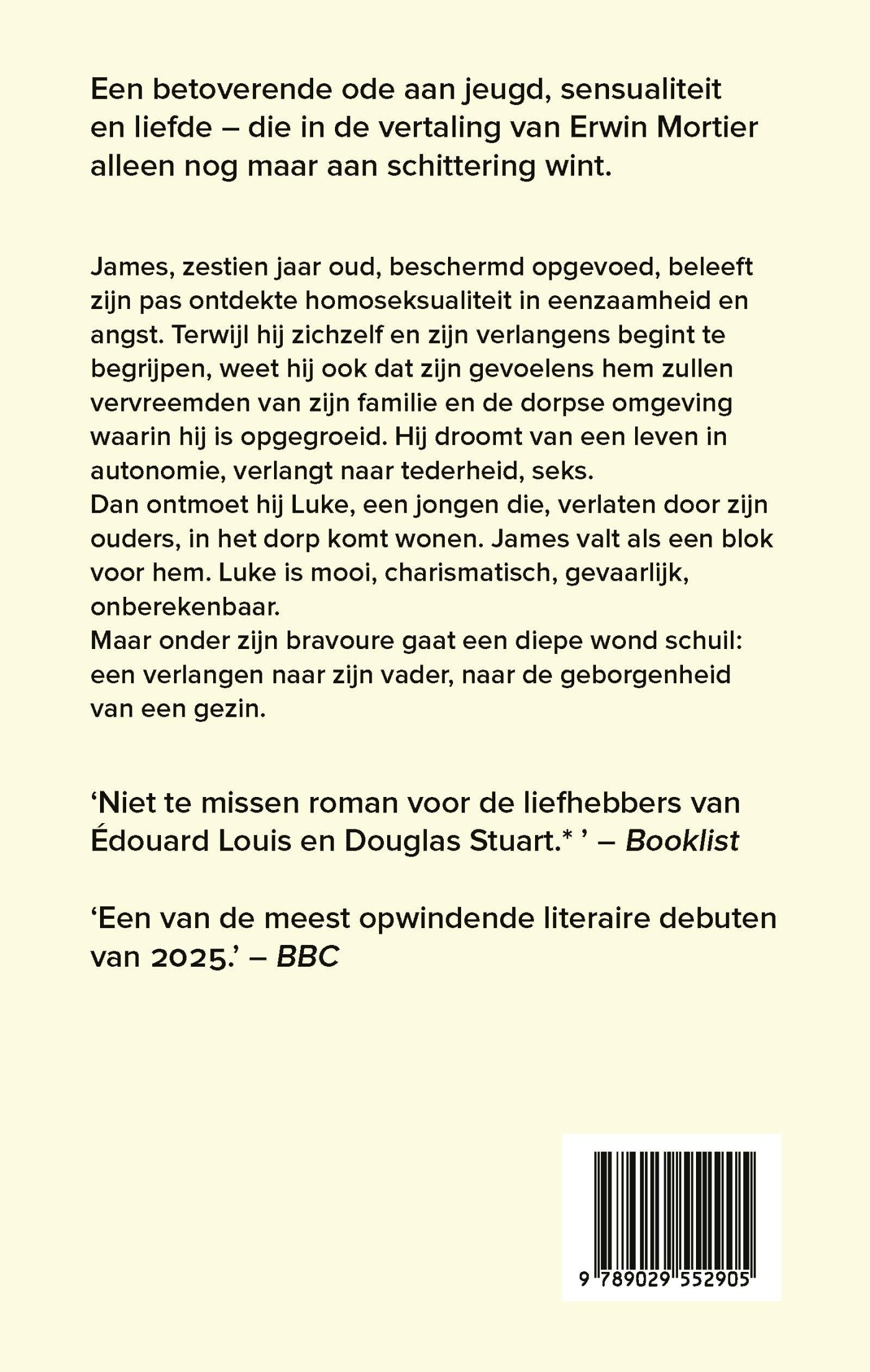 Hemel, open u achterkant